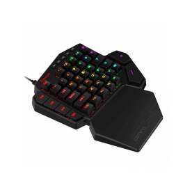 Redragon Diti Elite Pro One-Handed Rgb Wireless Mechanical Gaming Keyboard - Black