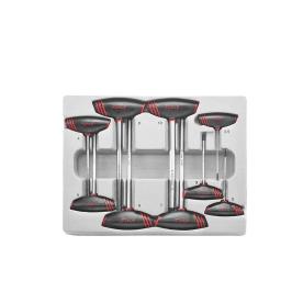 Force 9Pc Hex Screwdriver T Handle Set (Mm)