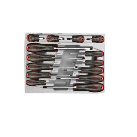 Force 14Pc Screwdriver Set - 2 Pack
