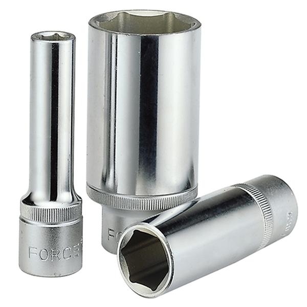 Force 1/2" Dr 6Pt Deep Socket 20Mm - 4 Pack