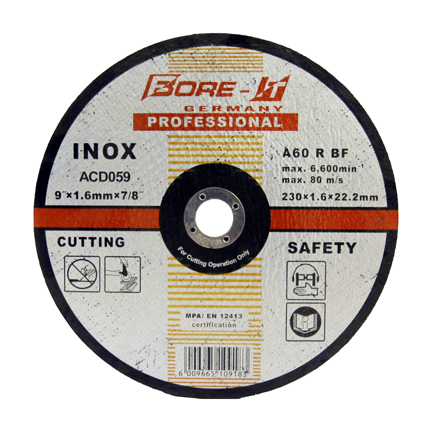 Cutting Disc Steel 230 X 1.6Mm Inox