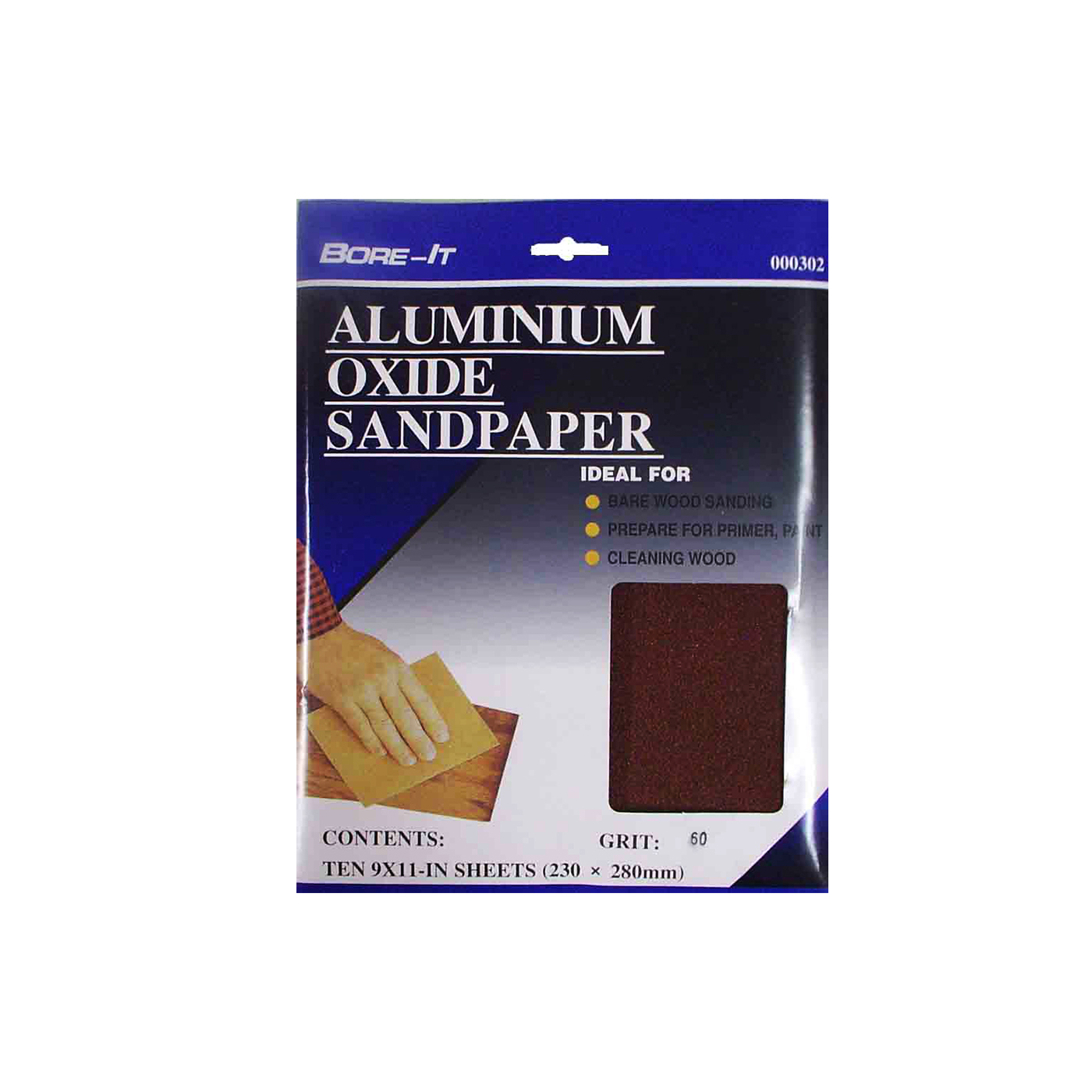 Cabinet Paper Sheets 60Grit- 4 Pack