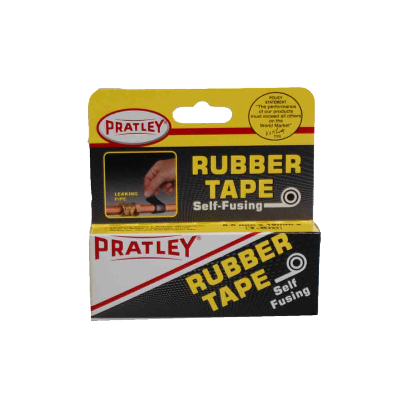 Pratley Rubber Tape 19Mm X 1.6M- 4 Pack