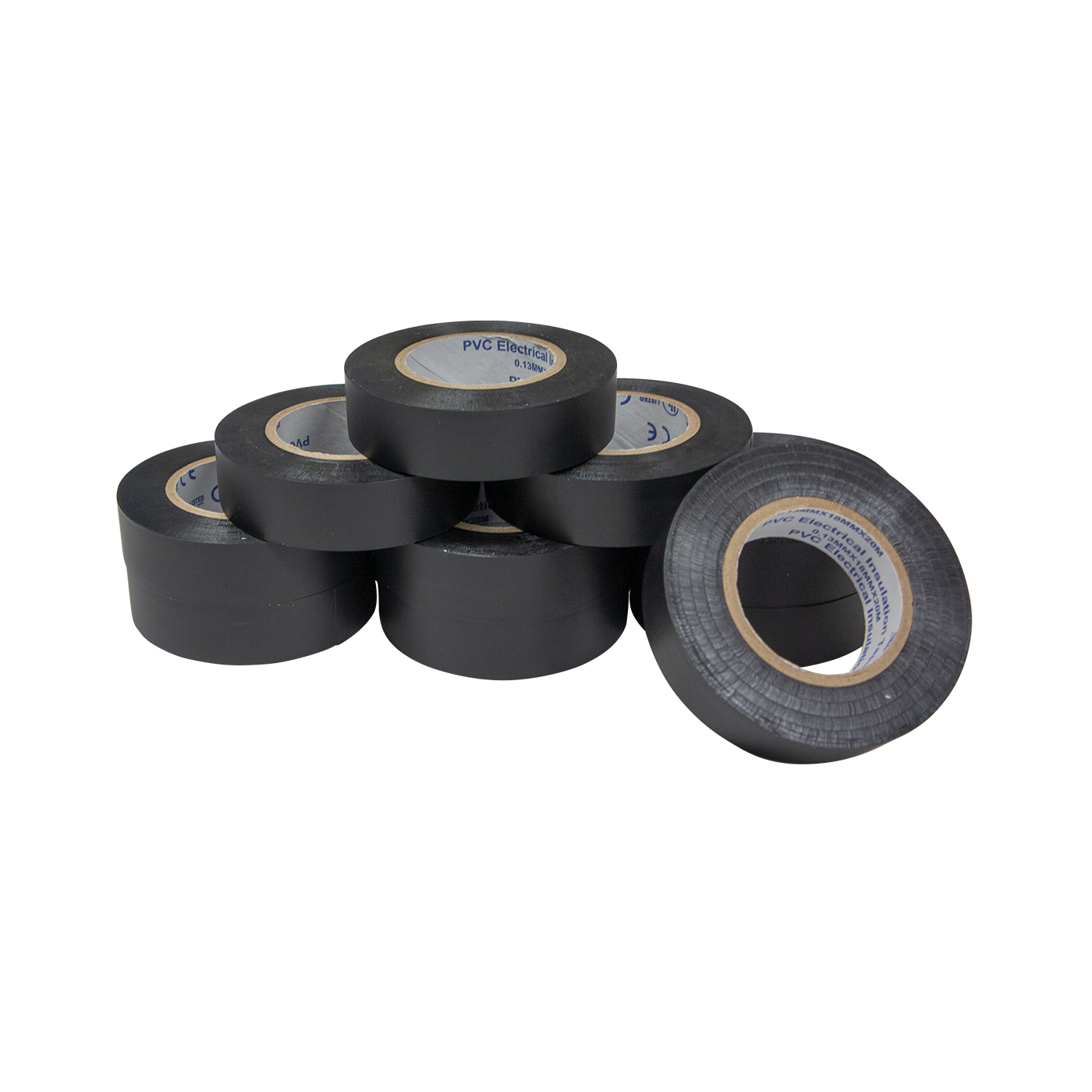 Insulation Tape 18Mm X 20M Black - 3 Pack
