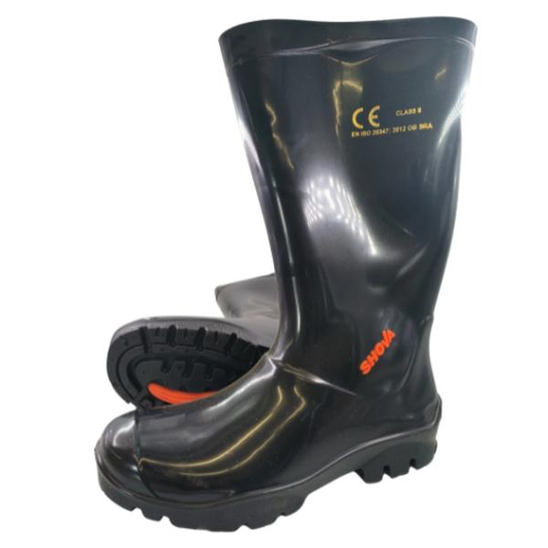 Gumboot Black Shova Non-Steel Size 11