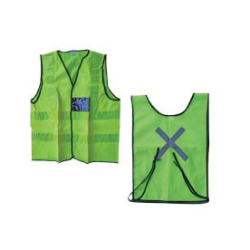 Reflective Waist Jacket Lime Large