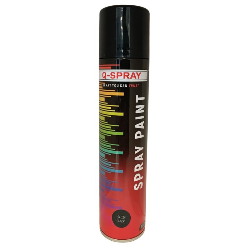 Spray Paint Gloss Black 300ml
