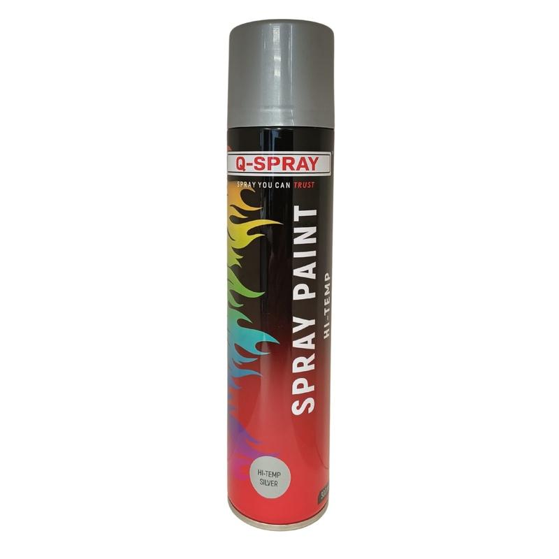 Spray Paint Hi-Temp Silver 300ml