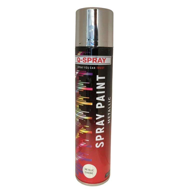Spray Paint Metallic Bright Chrome 300ml