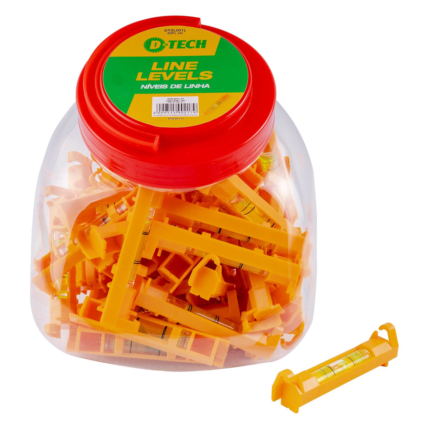 D-Tech Line Level 60Pc Jar