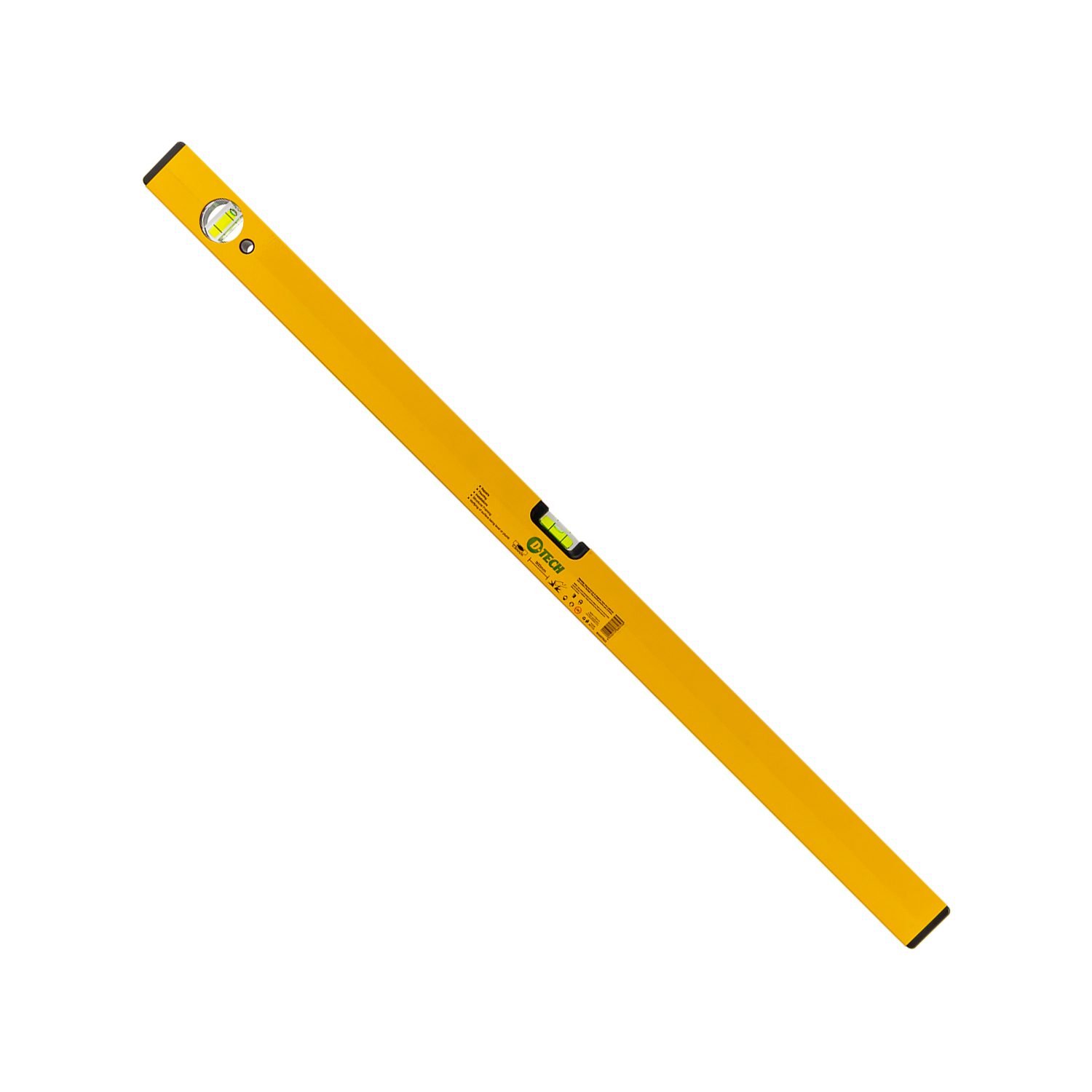D-Tech Spirit Level Box 900Mm X 1.4Mm 2 X Vial 0.5Mm Accur. Alum.