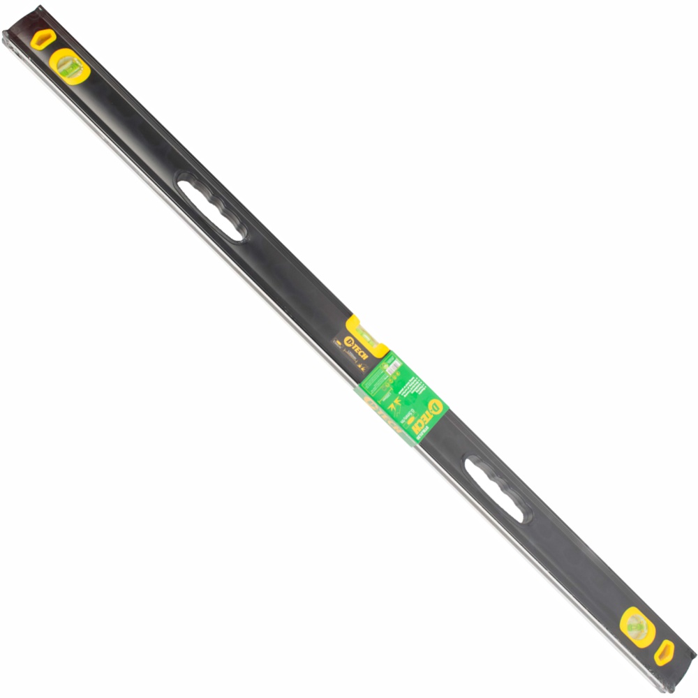 D-Tech Spirit Level Beam 1200Mm X 1.6Mm 3 X Vial 0.5Mm Accur. Alum.