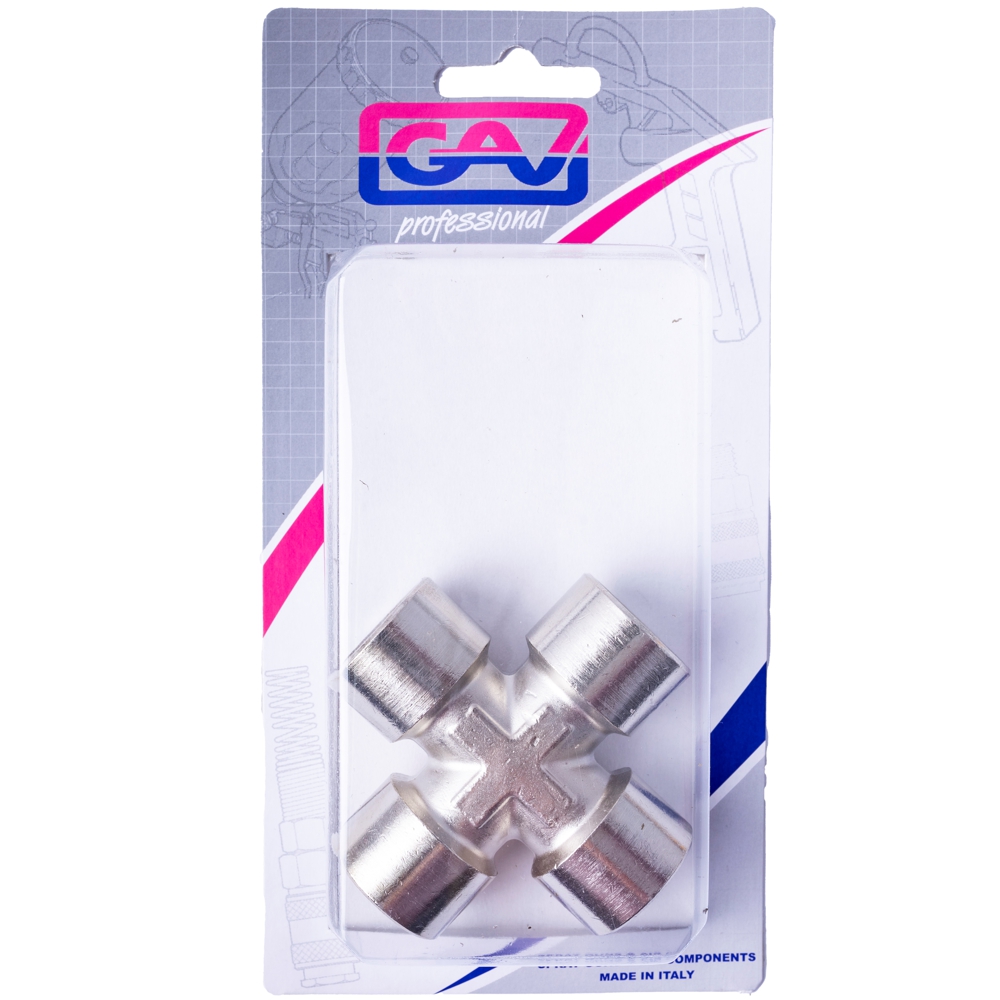 Gav 4 Way Connector 1/2" Ffff Packaged