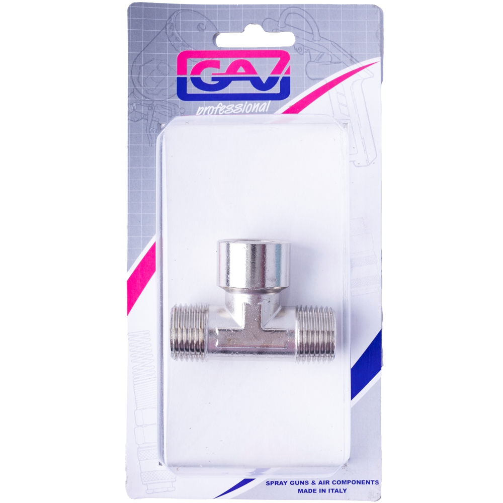 Gav T Connector 1/2" Mfm Packaged