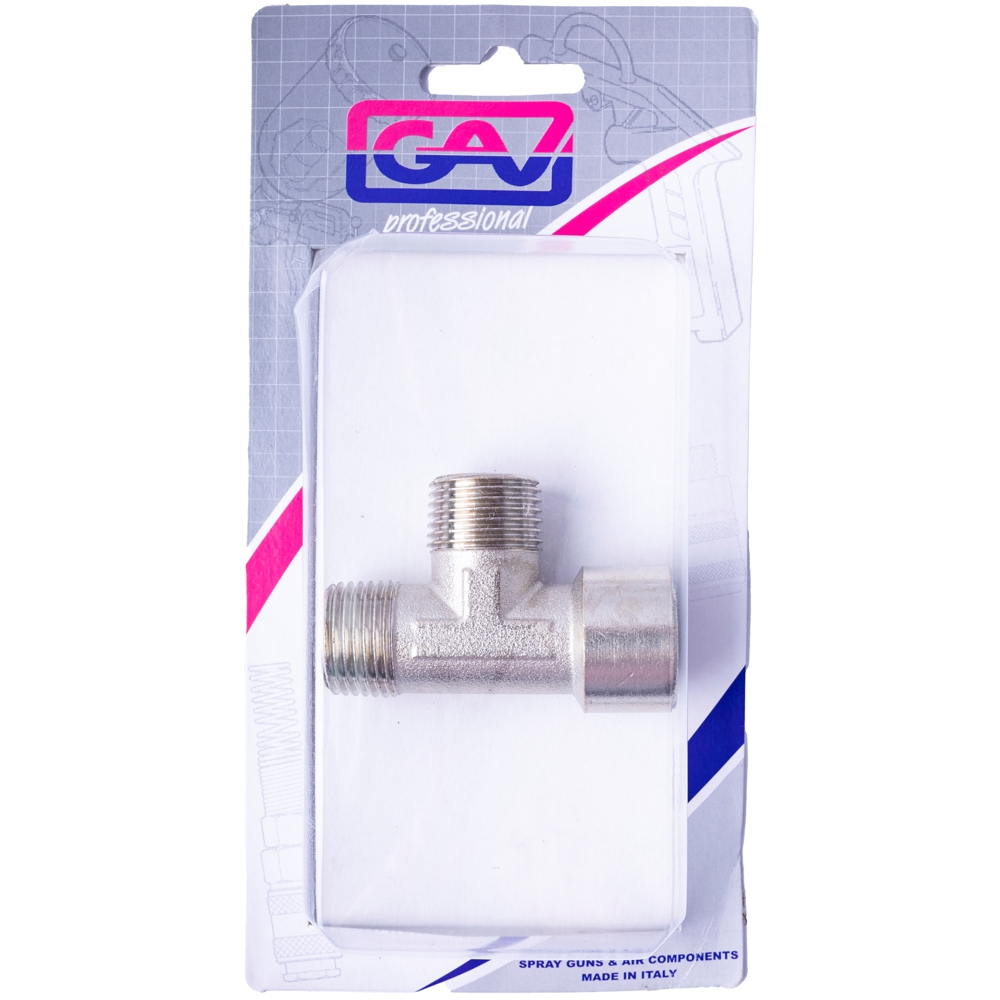 Gav T Connector 1/2" Mmf Packaged