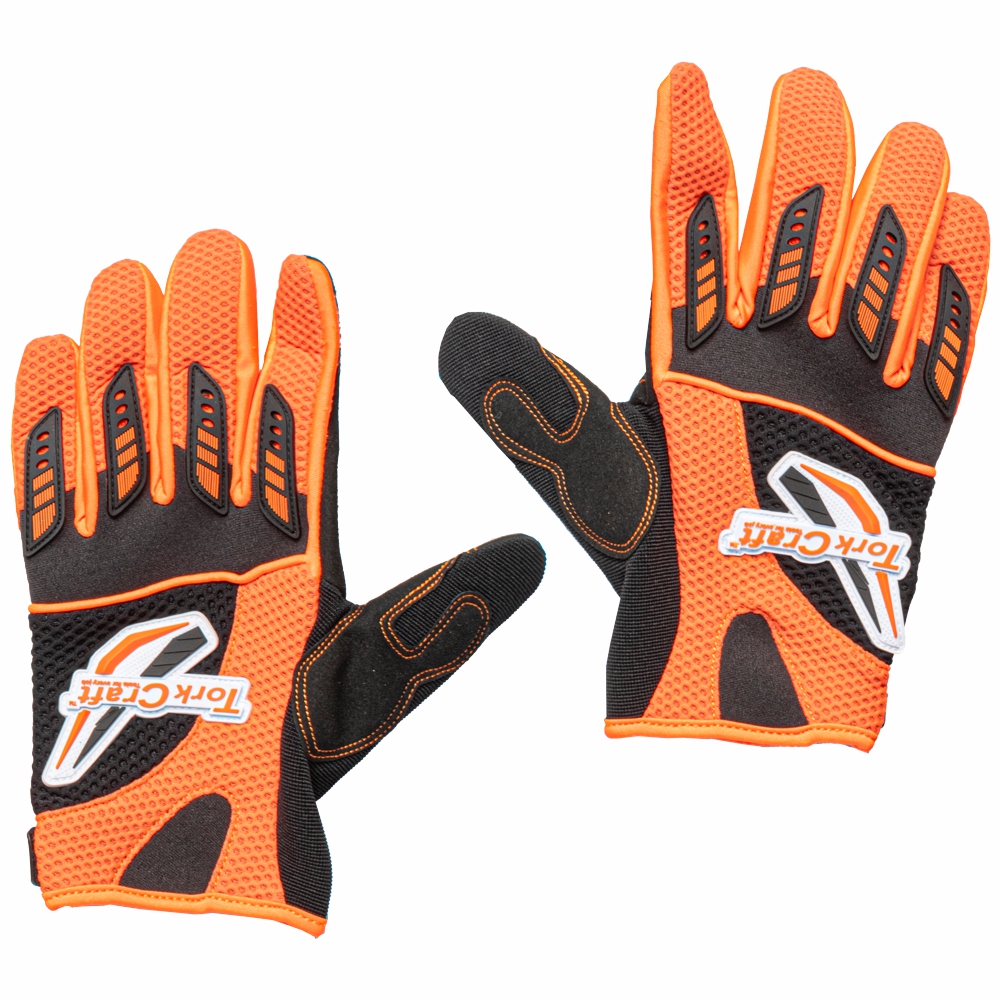 Tork Craft Limited Edit. X-Large Racing Glove Orange Syn. Leather