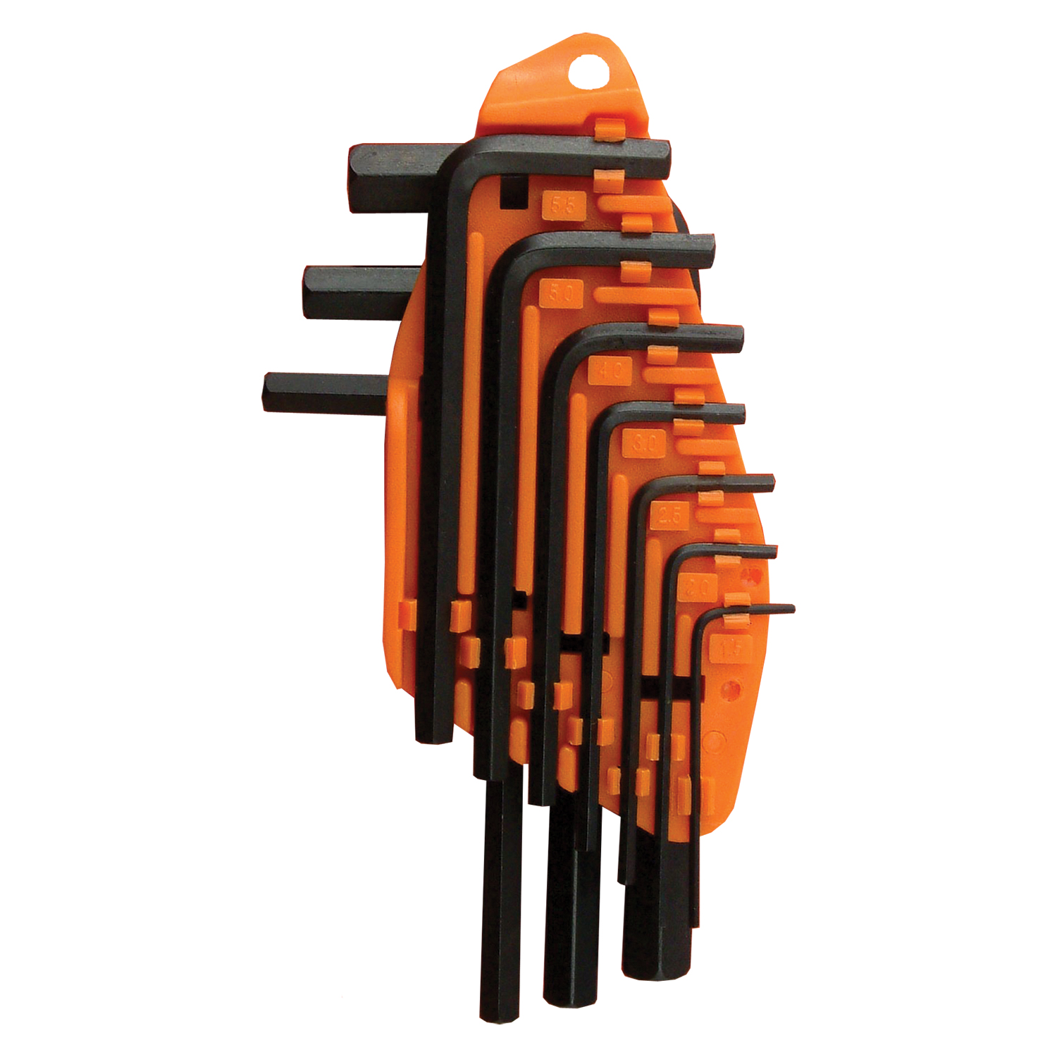 10Pc Hex L-Wrench Set Imperial 1/16,5/64, 3/32,1/8,5/32,3/16,7/32,1/4