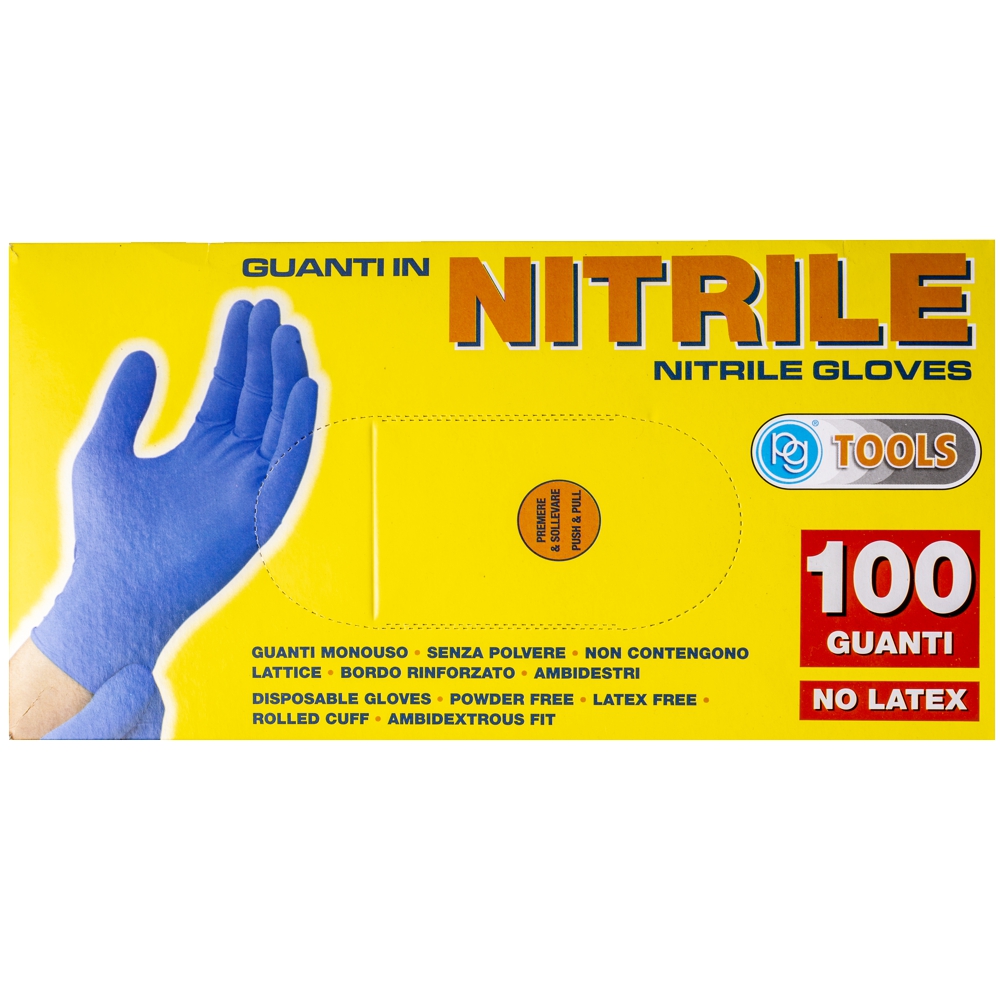 Pg Nitrile Gloves Extra Large X100 Pce ( X50 Pairs )