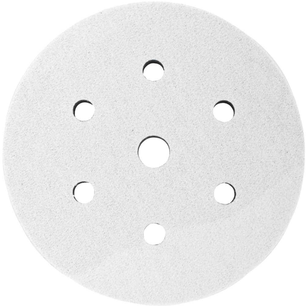 Interface Cushion Pad 150Mm Hook And Loop 6 Holes