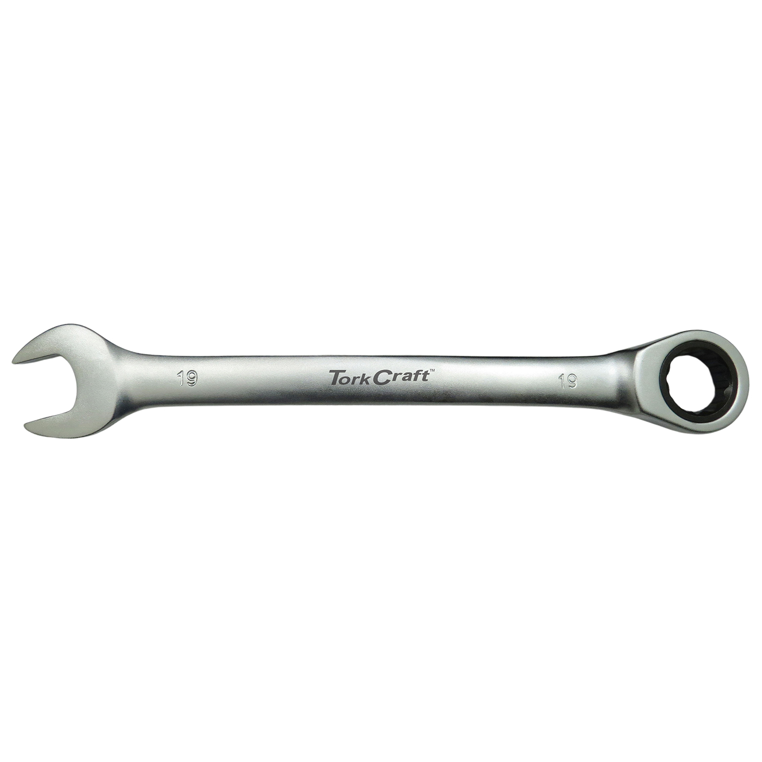 Tork Craft Combination Ratchet Wrench 19Mm Fixed Head Spanner