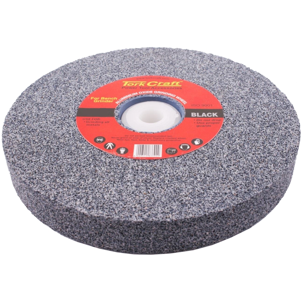 Tork Craft Grinding Wheel 250 X 40 X 50.8Mm Bore Fine 60G Black