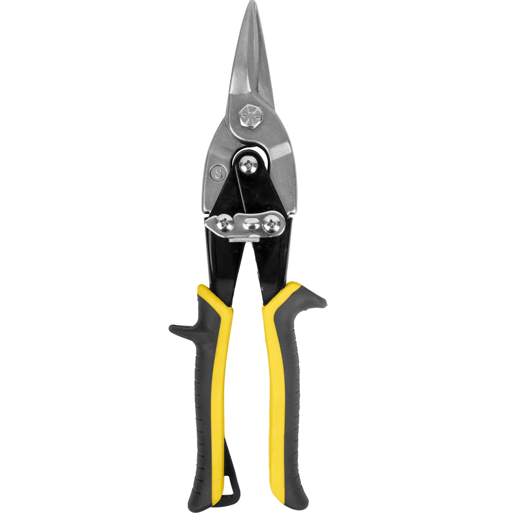 Tin Snip 260Mm Straight & Shape Cut Yellow