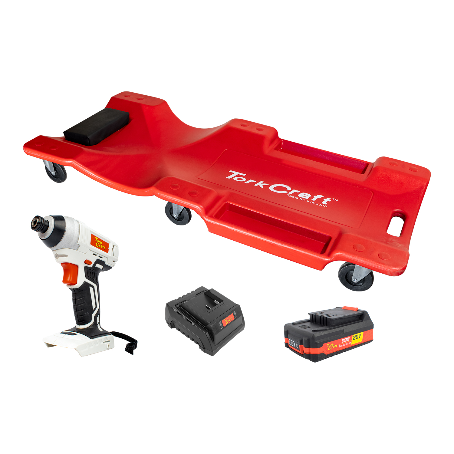 Tork Craft Imp Driver 110Nm 2.Ah Bat Std Charger Plastic Creeper