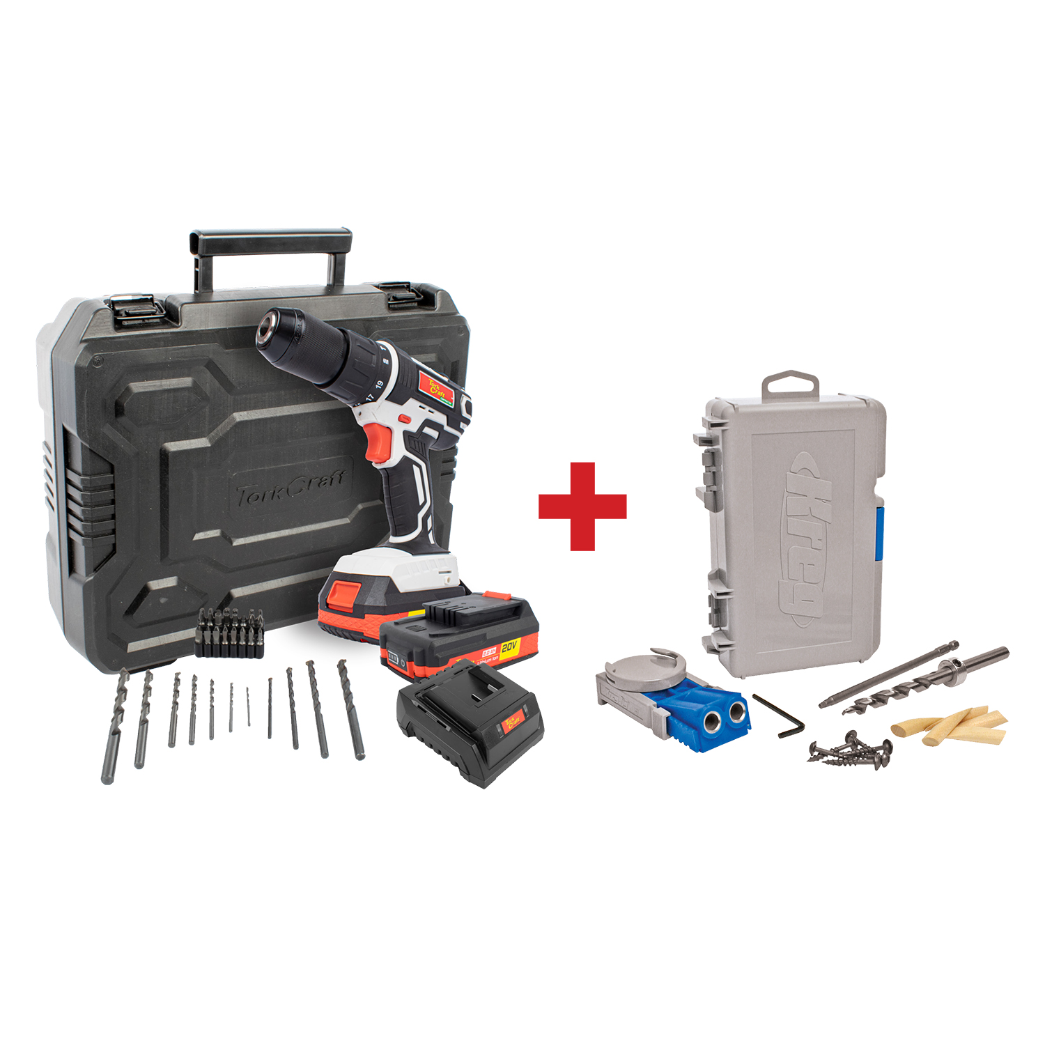 Tork Craft Tc20030 Imp. Drill Driver With Free Kr R3-Int