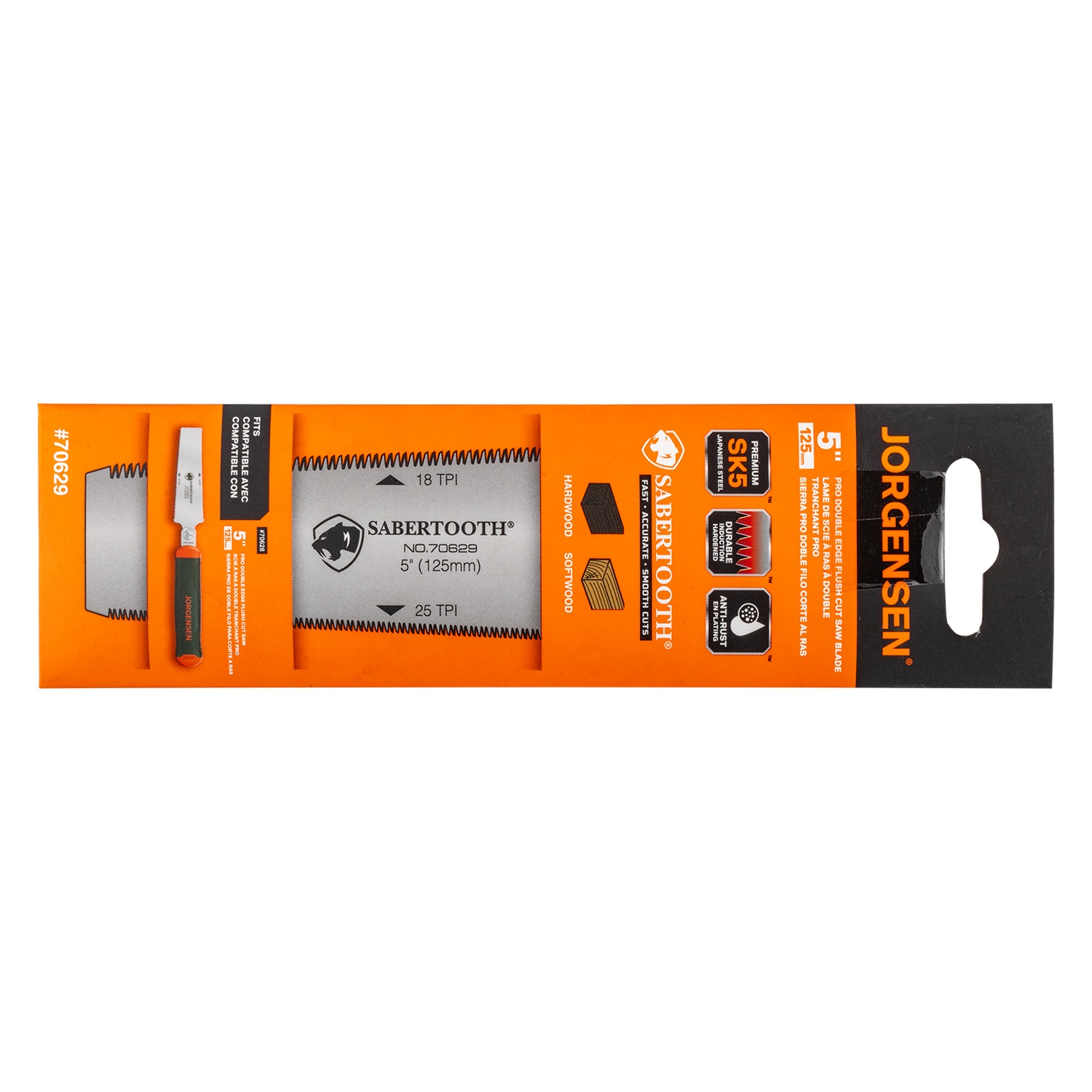 Jorgensen 125Mm Pro Double Edge Flush Cut Saw Blade